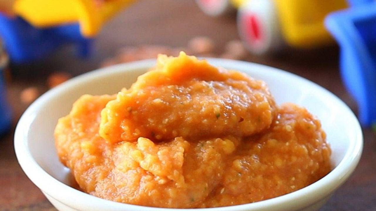 receita de papinha bebe 1 ano